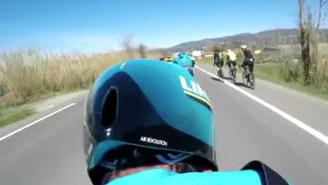 El entrenamiento de los profesionales da vértigo: así les miran los ciclistas aficionados...