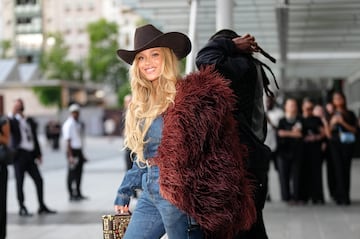 Beyonc¨¦ durante el desfile de Louis Vuitton Menswear Primavera/Verano 2026, en el marco de la Semana de la Moda de Par¨ªs, el 24 de junio de 2025 en Par¨ªs, Francia.