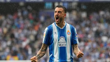 Joselu, tras marcar al Getafe.