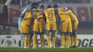 Tigres previo al comienzo del partido