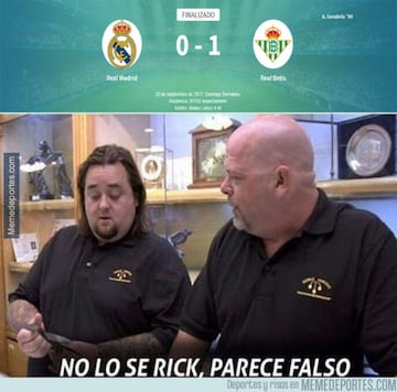 Los memes del Real Madrid-Betis