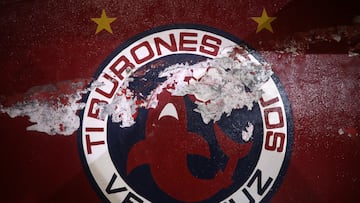 Escudo de los extintos Tiburones Rojos del Veracruz