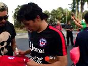 "Con todo": el reencuentro de Mati Fernández con los hinchas