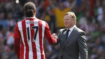 Van Dijk nombra a Koeman como su pareja de central ideal