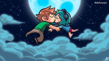 Scott y Ramona se besan entre las estrellas.