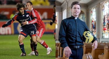 Era un defensa estadounidense que jugó en la MLS y tres años en la liga profesional chilena. Estaba jugando en Chile cuando sintió la llamada de Dios y decidió colgar las botas convirtiéndose en sacerdote.