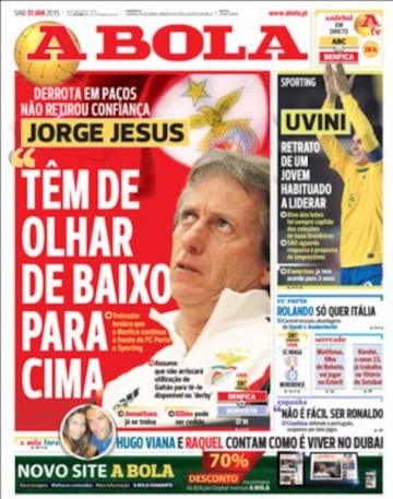 Portadas de la prensa deportiva