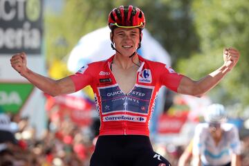 Remco Evenepoel, ganador de la etapa de hoy. 
 