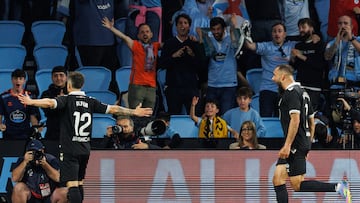 Alfon celebra el gol anotado ante Las Palmas en Bala¨ªdos.