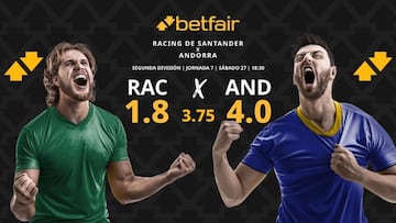Racing de Santander vs. FC Andorra: horario, dónde ver, pronósticos y clasificación