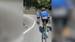 Higuita, Rigo, Chaves, Patiño y Nairo entrenan en Tokio