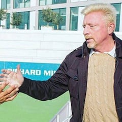 Boris Becker y Caroline García visitan a Nadal en su academia
