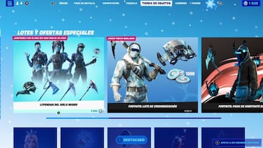 Fortnite: Lote de Leyendas del Hielo Negro ya disponible; precio y contenidos