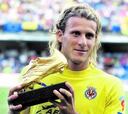Forlán fue Bota de Oro con Pellegrini