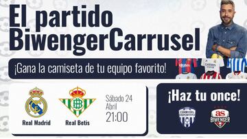 ¡Este sábado gana la camiseta de tu equipo gracias Carrusel y Biwenger!