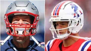 Drake Maye vs Tom Brady en sus primeros 5 partidos; números que ilusionan
