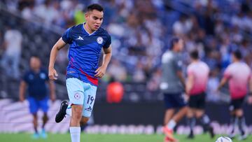  Carlos Rodriguez of Cruz Azul during the game Monterrey vs Cruz Azul, corresponding to Round 06 of the Torneo Apertura 2023 of the Liga BBVA MX, at BBVA Bancomer Stadium, on August 27, 2023.

<br><br>

Carlos Rodriguez de Cruz Azul  durante el partido Monterrey vs Cruz Azul, correspondiente a la Jornada 06 del Torneo Apertura 2023 de la Liga BBVA MX, en el Estadio BBVA Bancomer, el 27 de Agosto 