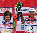 Hirscher agranda su historial con el gigante de St Moritz