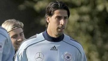 <b>CLAVE EN ALEMANIA. </b>Khedira se entrenó ayer con su selección.
