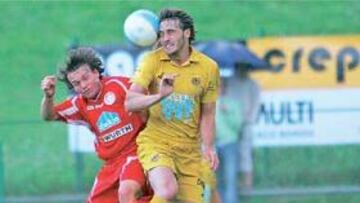 <b>LESIONADO. </b>David Generelo, en la imagen durante el partido con el Sudtirol, sufre una contractura y causará baja.