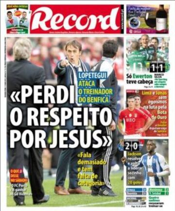 Portadas de la prensa deportiva