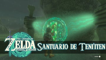 the legend of zelda tears of the kingdom nintendo switch guia santuario teni'iten
