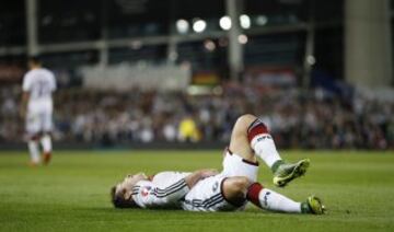 Mario Götze (Alemania). El volante del Bayern Munich sufrió una rotura del tendón en el aductor y no jugará hasta 2016. 