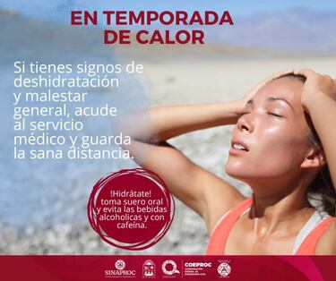 Ni automedicarse, ni tomar alcohol: estas son las cosas que no debe hacer durante una onda de calor