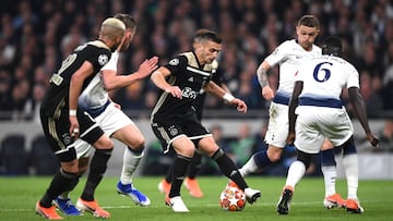 Ajax venci&oacute; por la m&iacute;nima diferencia al Tottenham y busca llegar a la final de la Champions League. 