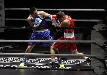 Combate olímpico entre Jordan Camacho y Ángel Seda. 
 