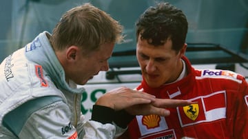 Hakkinen y Schumacher en sus tiempos en la pista.