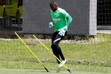 Imágenes del entrenamiento de Atlético Nacional.