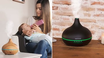 Humidificador y difusor de aromas Cecotec.