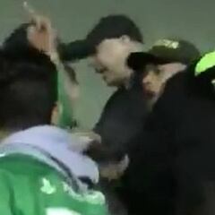 Dueño de Rionegro e hinchas de Nacional se insultan en tribuna