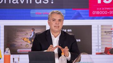 Señal en vivo y en directo hoy de la intervención del presidente de la República de Colombia, Iván Duque, para valorar la evolución del Coronavirus