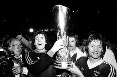 De los dos títulos profesionales que ostenta, la Copa de la UEFA sigue siendo el más importante de todos ellos. En la primera ronda se impuso al Aris Salónica por 6-4 en el cómputo global de la eliminatoria. El camino a la final no fue sencillo, enfrentándose al Widzew Lodz , Saint-Étienne y Colonia. Ya en el doble duelo decisivo, la goleada por 3-0 al AZ Alkmaar en la ida con goles de John Wark, Frans Thijssen y Paul Mariner macó sentencia. En la vuelta perdieron 4-2, pero alzaron la copa gracias a otro gol de Wark que fue el máximo goleador de la edición con catorce dianas. 