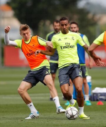 James y el Real se entrenan a todo vapor rumbo a Milán