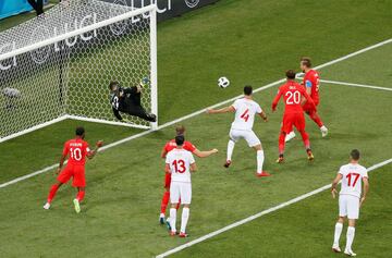 0-1. Harry Kane marcó el primer gol.