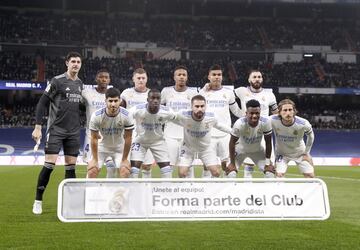 Equipo del Real Madrid.