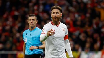 Sergio Ramos, durante un partido.