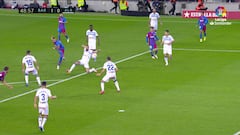 La celebración de Memphis tras el 1-0 que puede malinterpretarse