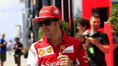 Alonso, hoy en Hungaroring.