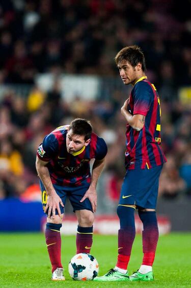 Messi y Neymar no chutan juntos