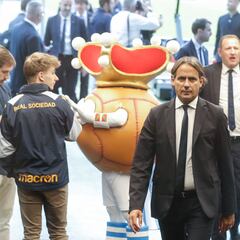 Inzaghi: “Prefería evitar a la Real, le tenemos mucho respeto”