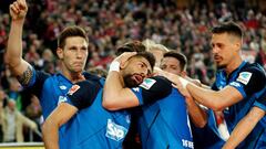 Hoffenheim&#039;s Kerem Demirbay celebrates 