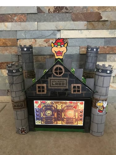 El castillo de Bowser, entre las piezas ganadoras del concurso europeo de Nintendo Labo
