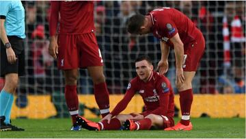 Andy Robertson injury update following Champions League