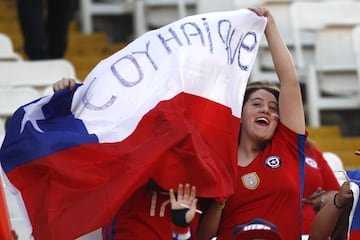 Belleza y color en la previa del duelo eliminatorio de la Roja