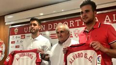 Presentaci&oacute;n de Adri Montoro y &Aacute;lvaro Gim&eacute;nez como nuevos jugadores del Almer&iacute;a.