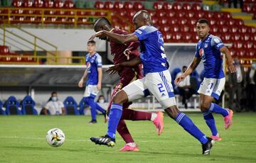 Tolima y Millonarios empataron en el primer encuentro de la final de la Liga BetPlay. Juan Fernando Caicedo marcó en la primera parte del partido, los de Gamero empataron con un tanto Juan Carlos Pereira en la adición.